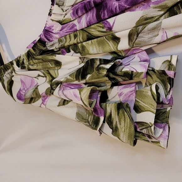 𝅺gabby Skye Floral Off The Shoulder Fit and Flare Dress - Picture 7 of 14